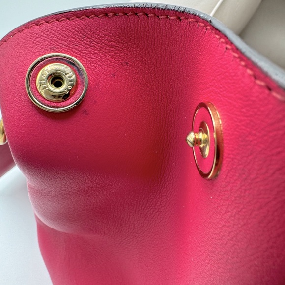 CHRISTIAN DIOR Leather Medium Be Dior Bag - Picture 9 of 16